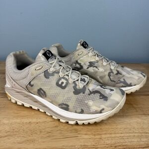 Merrell Antora 2 Womens Size 9‎ White Camo Hiking Trail Running Shoes J066836